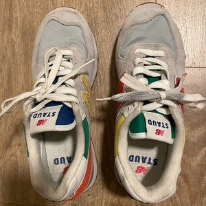 New Balance x Staud 574 in Rain Cloud (women’s size 7.5)